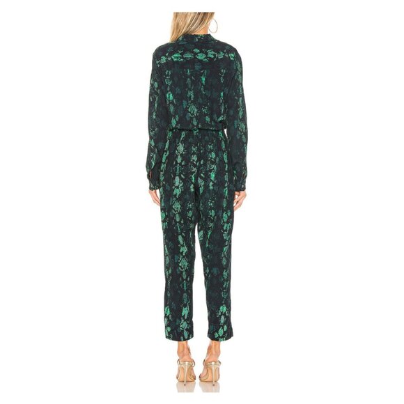 Cleobella REVOLVE Lia Jumpsuit in Teal Snake Color:Teal Snake. Size S - Picture 4 of 5